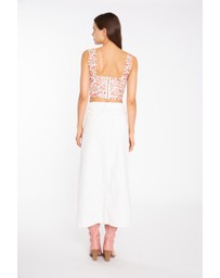 Glamorous - Center Split Denim Midi Skirt