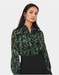 Forcast - Veda Collar Blouse