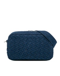 Pre-Loved by Azura Reborn - Pre-Loved bottega veneta Woven Design Adjustable Shoulder Bag with Zip Closure