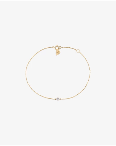Michael Hill - Bracelet with .08 Carat TW Diamond Birthstone in 10kt Yellow Gold