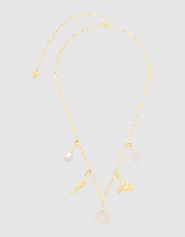 Wanderlust + Co - Keepsakes Pearl Gold Necklace