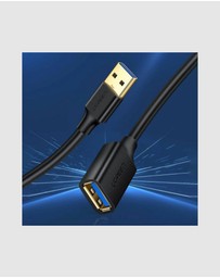 Ugreen - UGreen USB 3.0 A Male to Female Extension Cable 0.5M Black 5Gb s Data Transfer