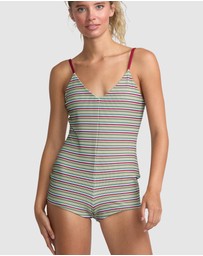 RVCA - Womens Aren Surf Suit One Piece Swimsuit