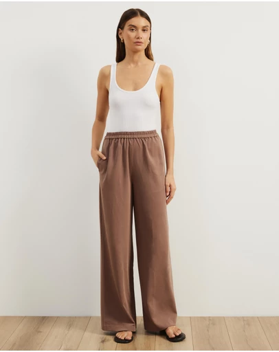 Atmos&Here - Effie Pull On Deep Cuff Pants