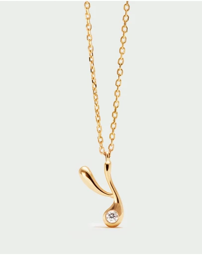PDPAOLA - Initial 2026 Y Pendant Necklace