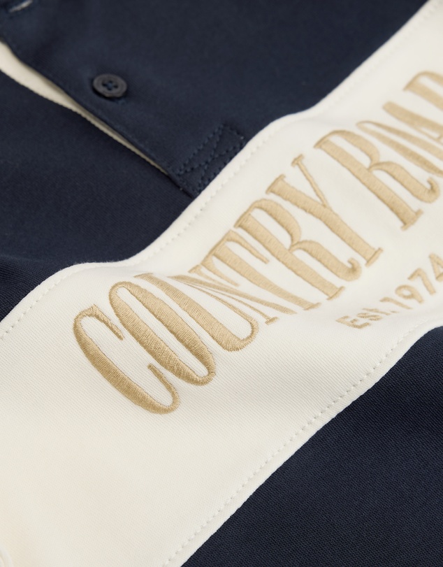 Country Road - Organically Grown Cotton Logo Rugby T-shirt