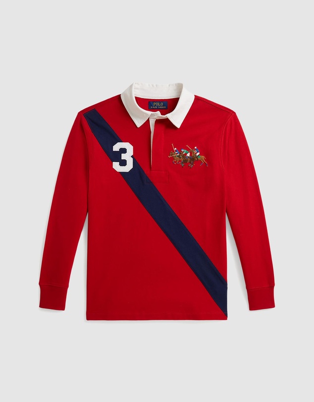 Polo Ralph Lauren - Triple-Pony Cotton Rugby Shirt - Teens