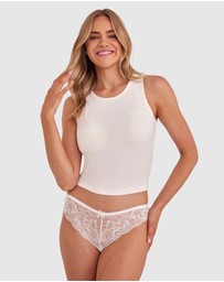 Bras N Things - Romance Brazilian Knicker - Ivory
