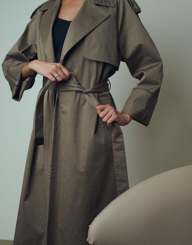 IDA+S - Delphine Cotton Trench Coat