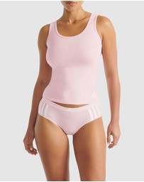 adidas Sportswear - Active Essentials Cotton 3 Stripes Hipster Brief