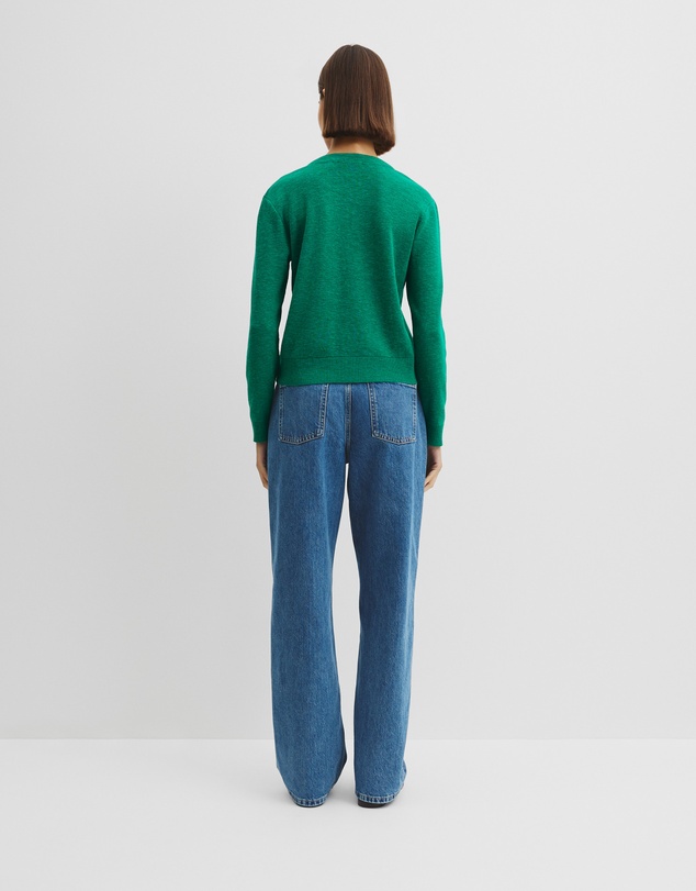 Country Road - Organically Grown Cotton Linen Blend Knit Cardigan