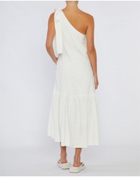 Amelius - Aruba Linen One Shoulder Dress