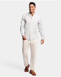 Brooksfield - TEXTURED LONG SLEEVE CASUAL SHIRT