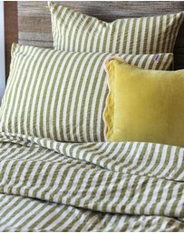 Mosey Me - Seersucker Stripe Standard Pillowcase Set
