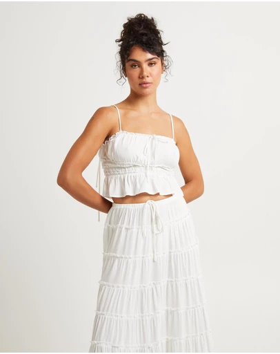 Subtitled - Sereno Peplum Top