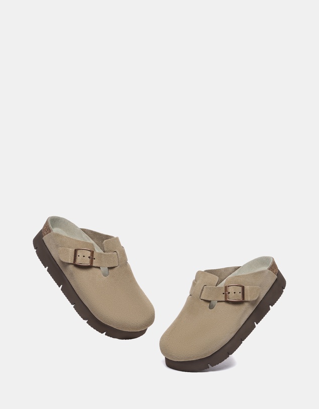 EVERAU - EverAU Ugg Brooklyn Platform Cow Suede Upper Clogs
