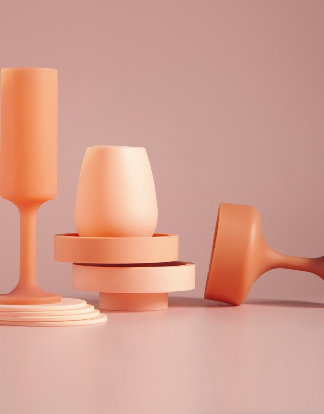 porter green - mecc | silicone unbreakable cocktail glasses