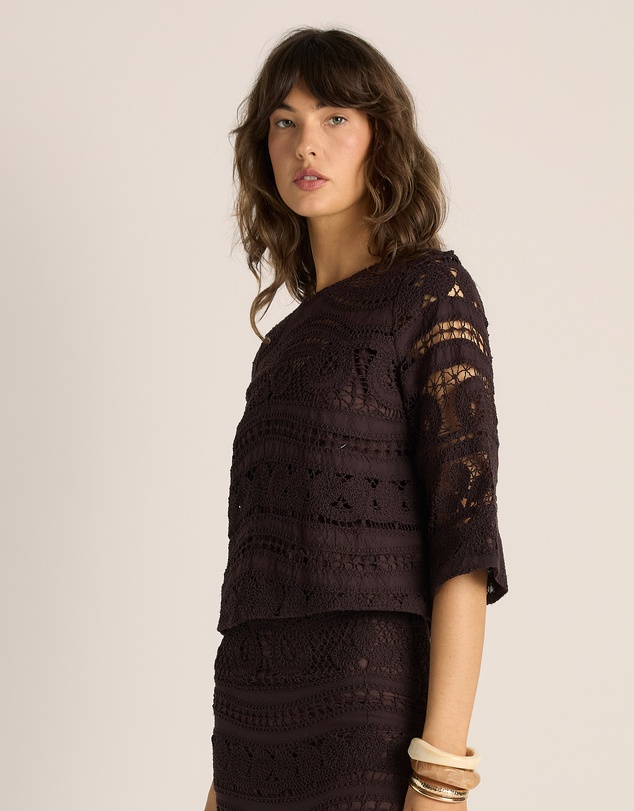 Fate + Becker - Gaia Lace Top
