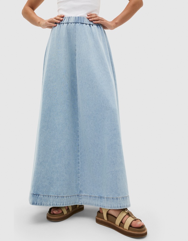 Seed Heritage - Soft Denim Circle Skirt