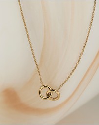 Najo - Embrace Yellow Gold Necklace (42cm+ext)