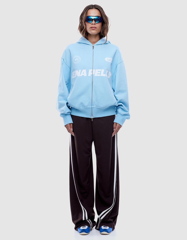 ENA PELLY - Multi Logo Zip Thru Hoodie