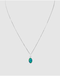 Ichu - Oval Opal Charm