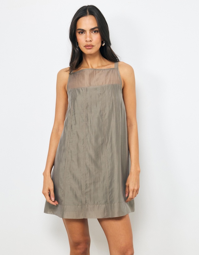 AERE - Aven Panelled Mini Dress