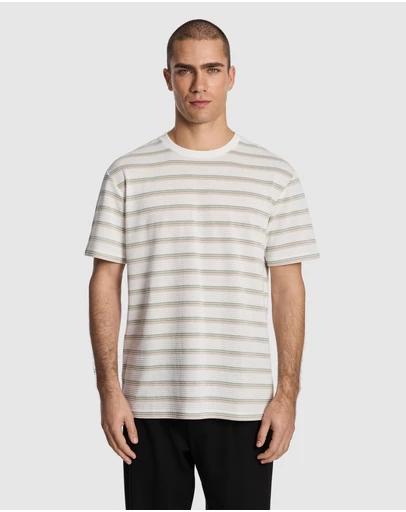 yd. - Flinders Textured Stripe Tee