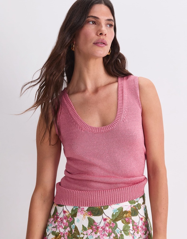 Sportscraft - Linen Blend Singlet