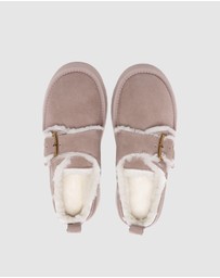 EVERAU - EverAU Ugg Tobias Cow Suede Upper House Shoes