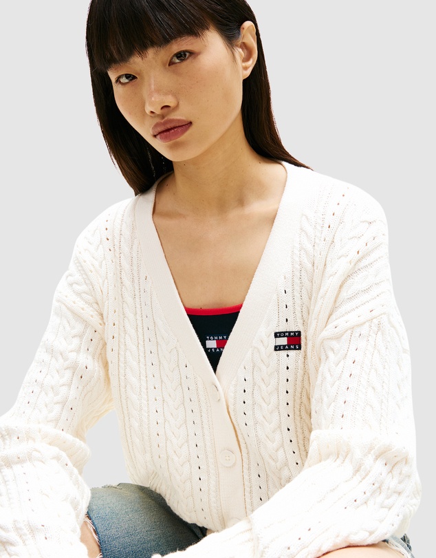 Tommy Jeans - Boxy Garmentdye Cardigan