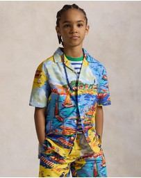 Polo Ralph Lauren - Andy Camp SS Button Front Shirt - THE ICONIC EXCLUSIVE - Kids-Teens