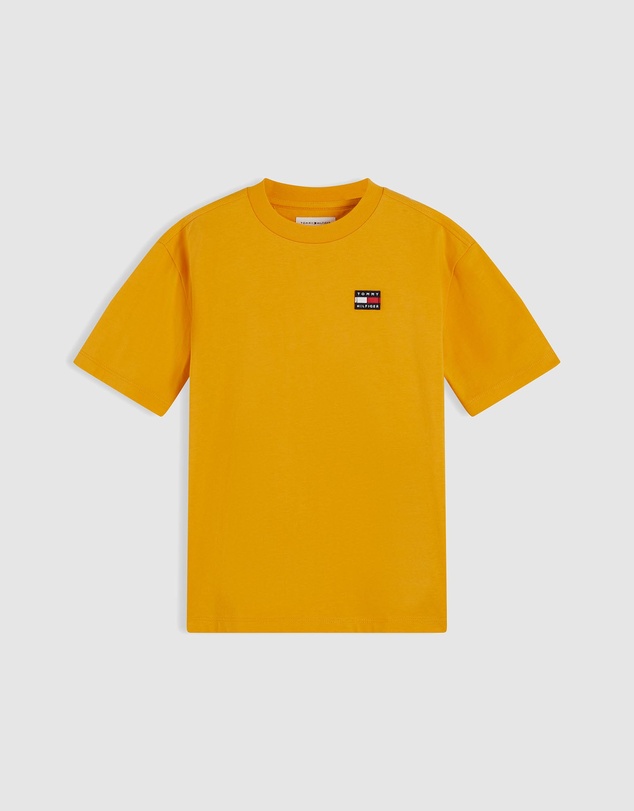 Tommy Hilfiger - Kids Unisex 8-16 Essential Flag Logo Jersey T-Shirt - Teens