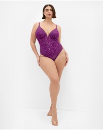 City Chic - Ingrid Underwire Lace Bodysuit