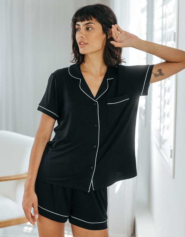Chelsea Peers - TENCEL Modal Short Button Up Pyjama Set