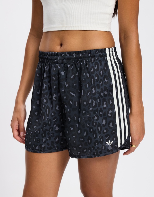 adidas Originals - Leopard Satin Shorts