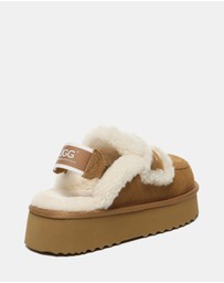 EVERAU - Australian Shepherd Ugg Rilee Platform Cow Suede Upper House Shoes