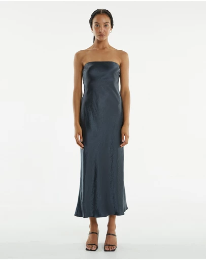 Third Form - Crush Bias Strapless Dress