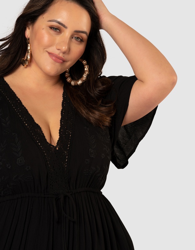 The Poetic Gypsy - Floating Clouds Maxi Dress