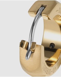 Diesel - Steel Gold-Tone Earring