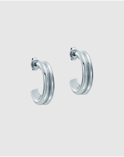 Ted Baker - HILYA: Hidden Heart Small Hoop Earrings
