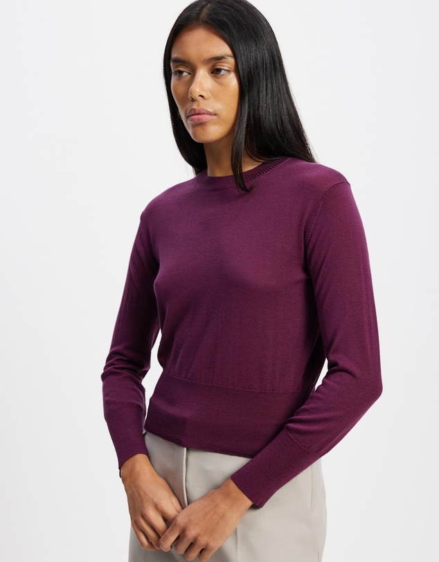 Mcintyre - Polly-Lite Cropped Merino Jumper