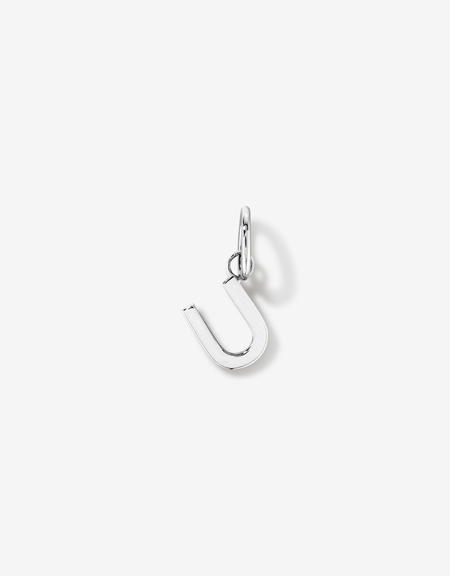 Michael Hill - Letter U Initial Pendant in Sterling Silver