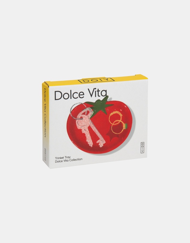 DOIY - Dolce Vita Trinket Tray Tomato