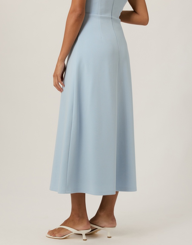 Tussah - Monique Crepe Square Neck Midi Dress