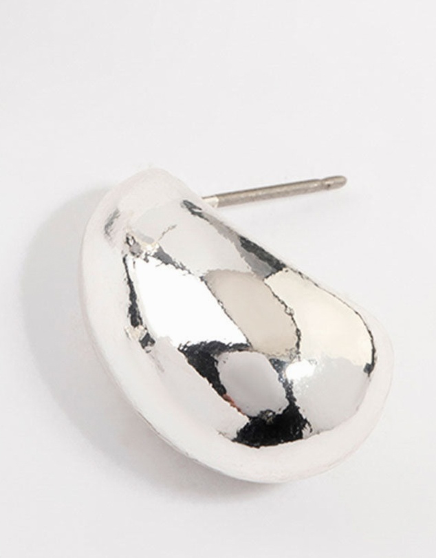 Lovisa - Silver Plated Teardrop Stud Earrings 2-Pack