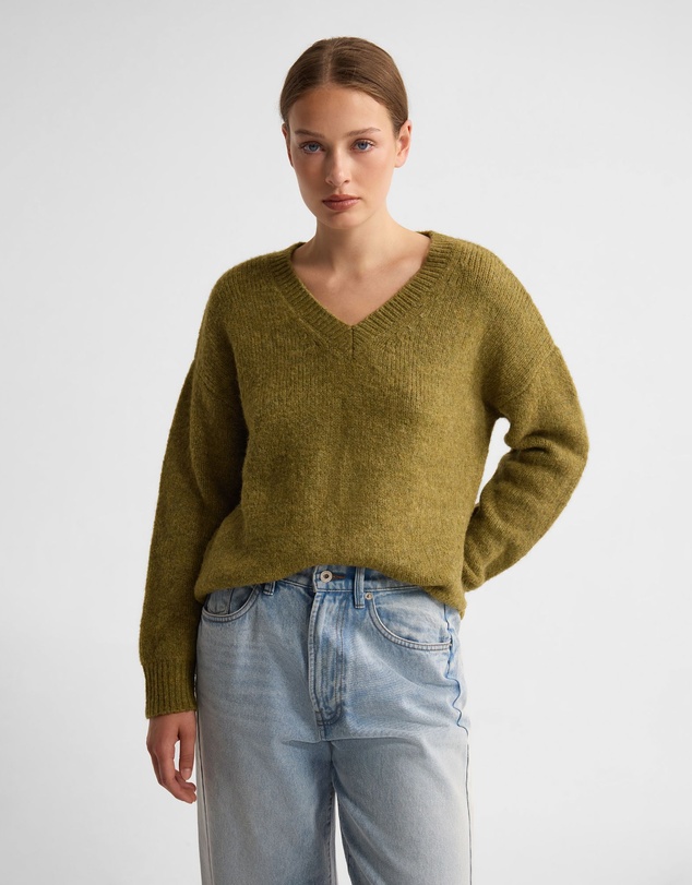 Oxford - Bridgette Alpaca Blend V-Neck