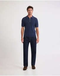 Oxford - Remy Zip Neck Polo