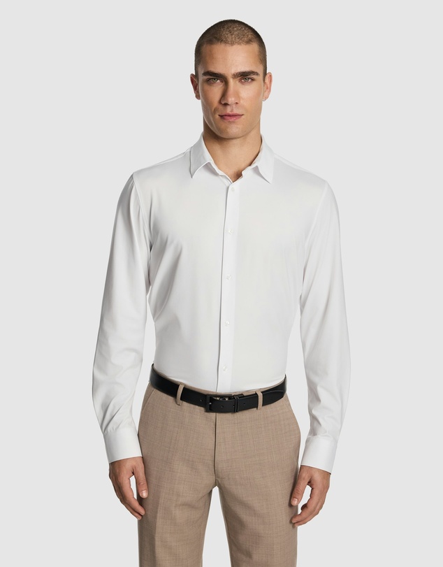 yd. - Pulse Slim Hyper Stretch Dress Shirt