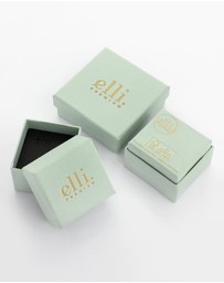 Elli Jewelry - Ring Mabe Pearl Classic Noble in 925 Sterling Silver Gold Plated